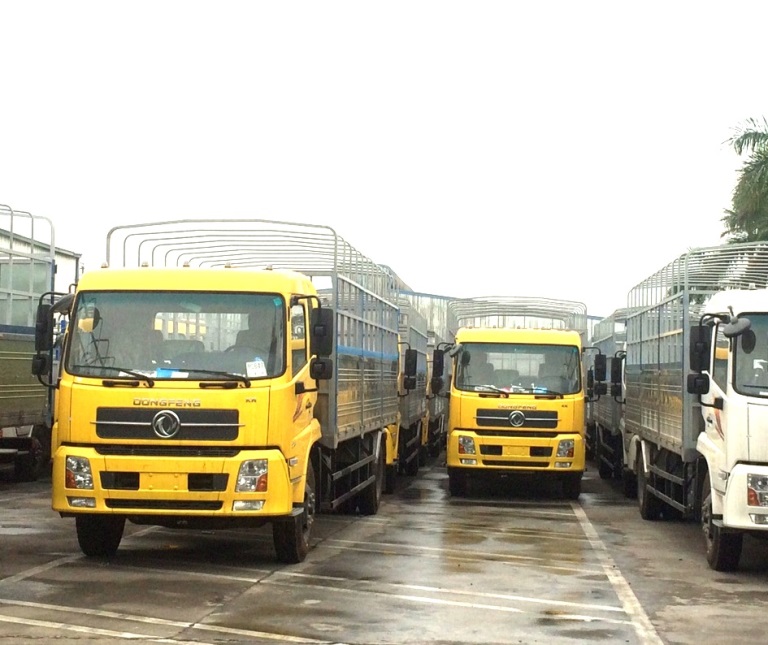 tải thùng b190 hoang huy dongfeng